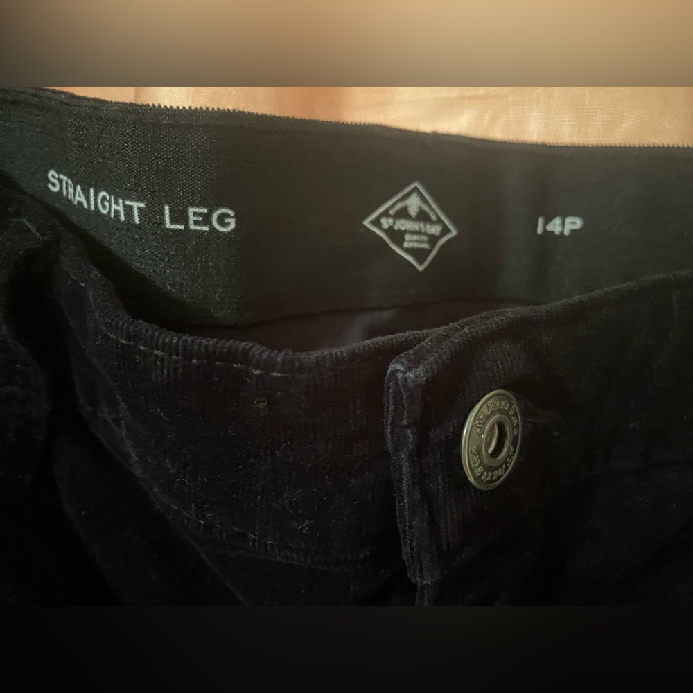 St. John's Bay Dark Corduroy Trousers